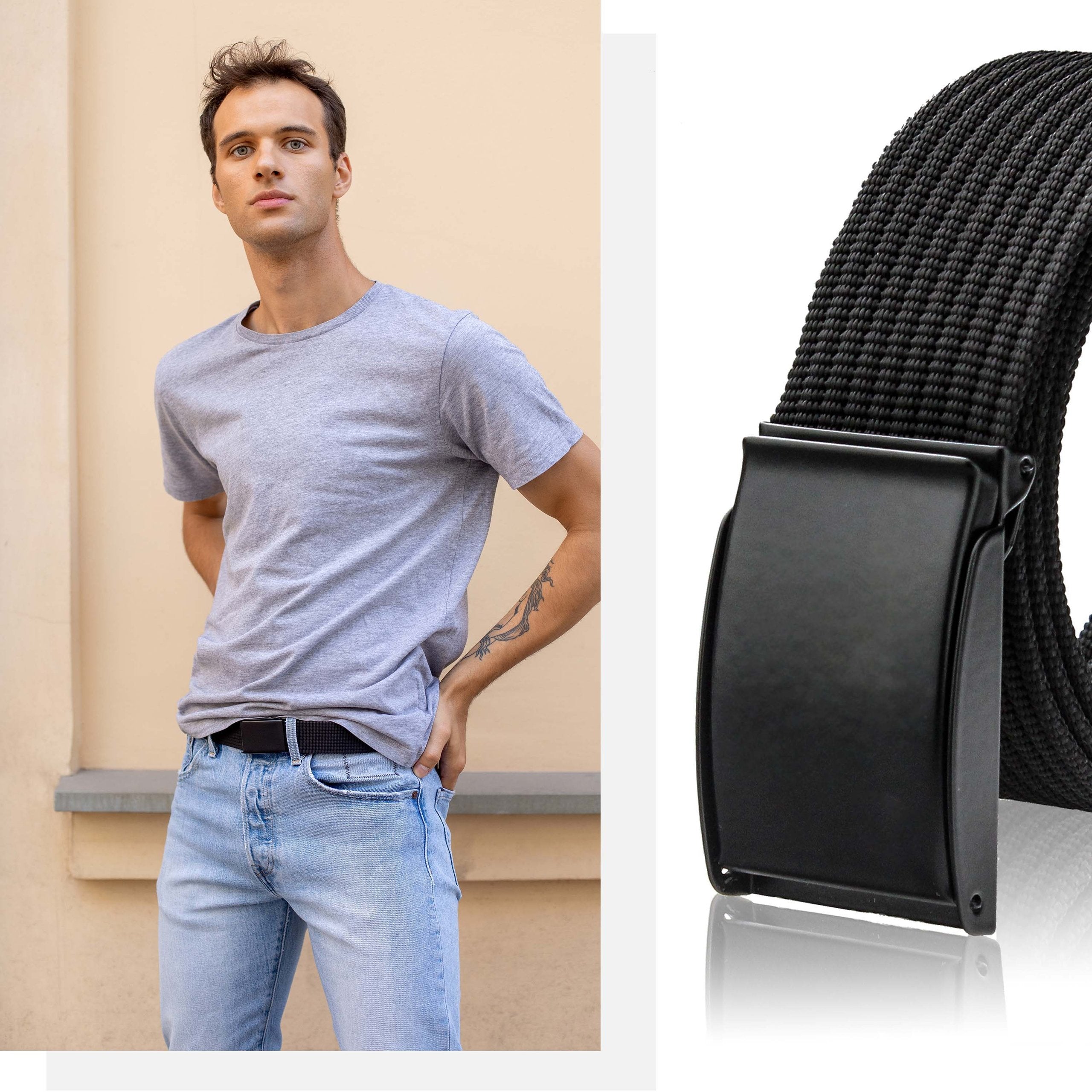 Vīriešu auduma josta Stevens P07 D58