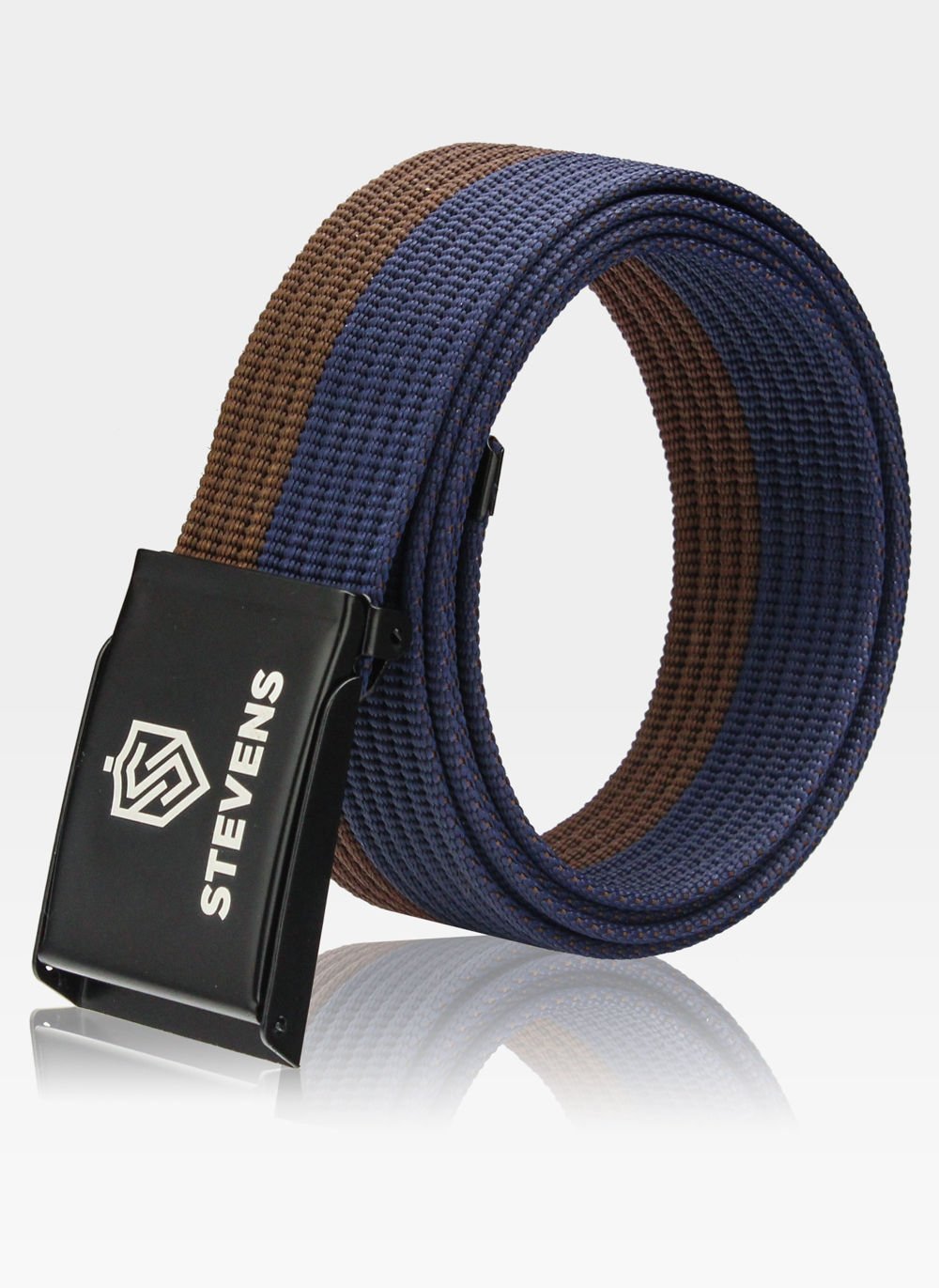 Josta ar sprādzi, Stevens, zilā/brūnā