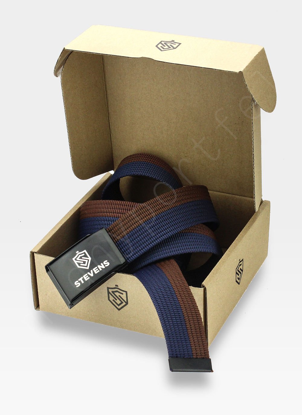 Josta ar sprādzi, Stevens, zilā/brūnā