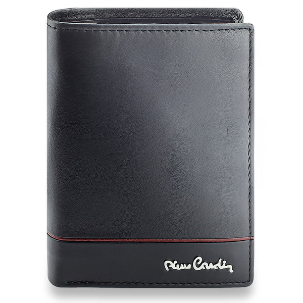 Vīriešu ādas maks Pierre Cardin, melns 623506 