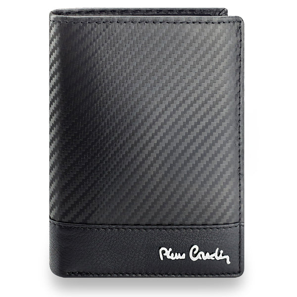 Vīriešu ādas maks Pierre Cardin, melns 623706 