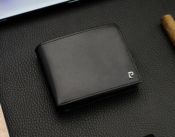 Vīriešu maks Pierre Cardin, ar RFID aizsardzību, melns YS603 