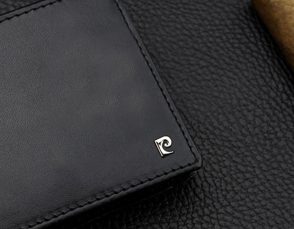 Vīriešu maks Pierre Cardin, ar RFID aizsardzību, melns YS603 