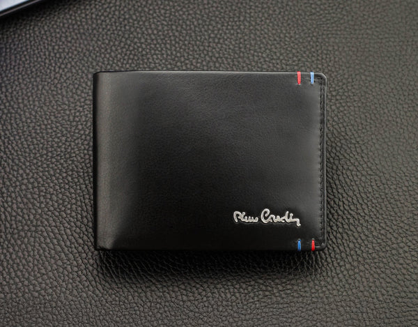 Vīriešu maks Pierre Cardin, ādas, ar RFID aizsardzību 423606 