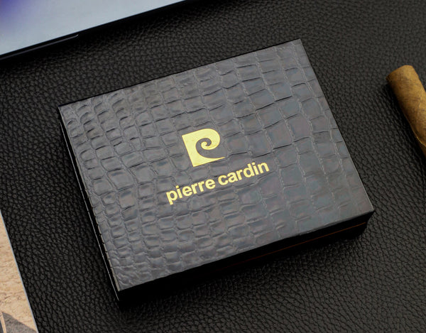 Vīriešu maks Pierre Cardin, melns, ar RFID aizsardzību 6088306 