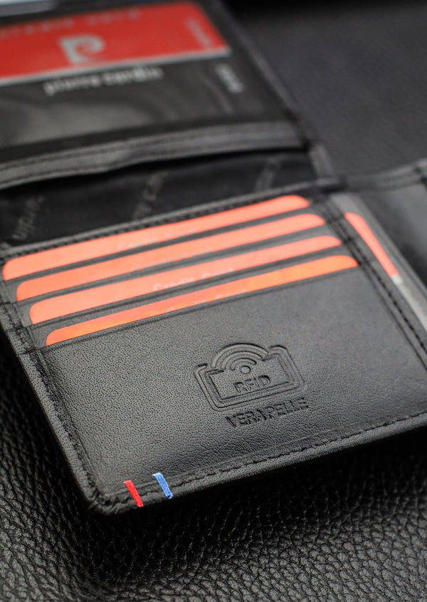 Vīriešu ādas maks Pierre Cardin, ar RFID aizsardzību 6088606 