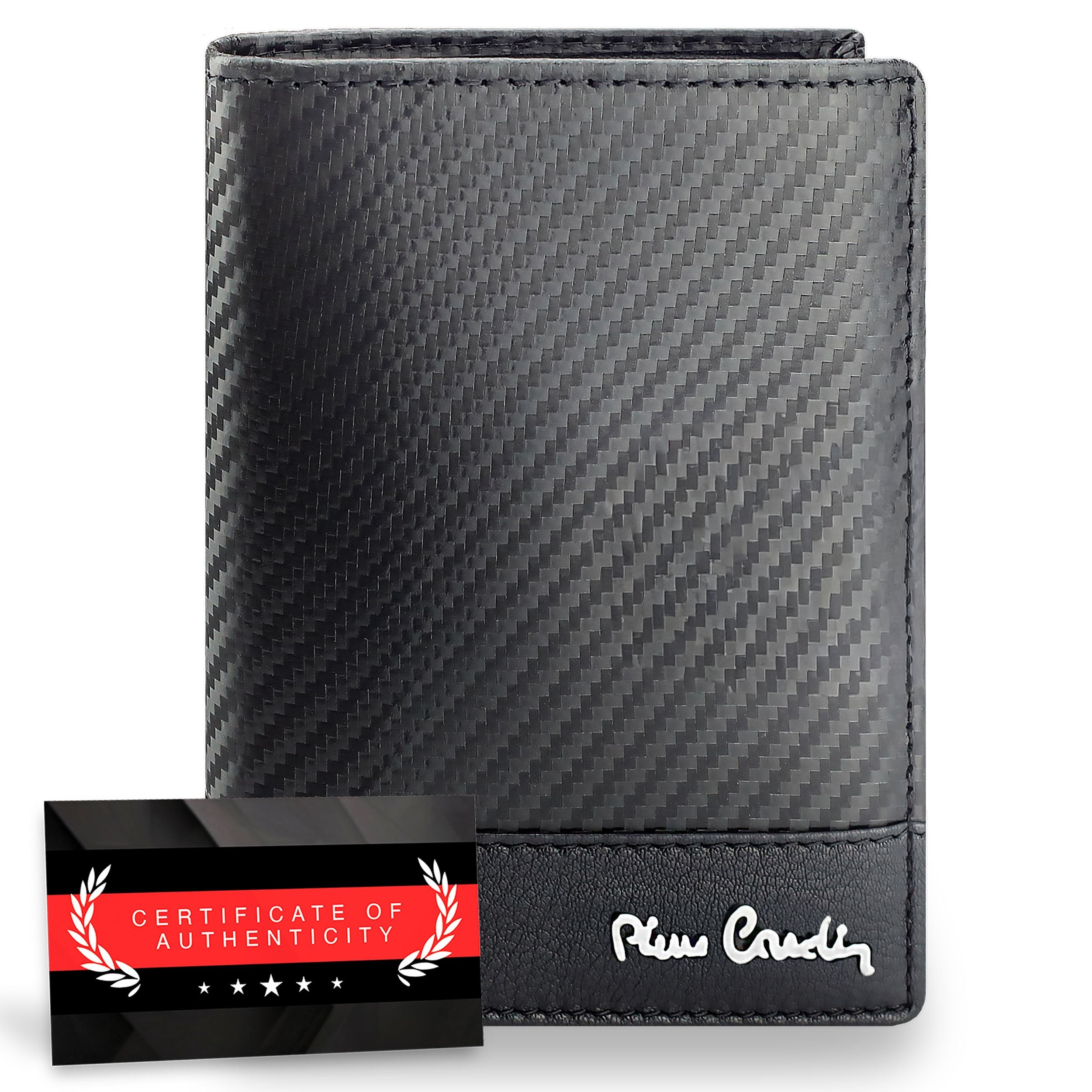 Vīriešu ādas maks Pierre Cardin, melns 623706 
