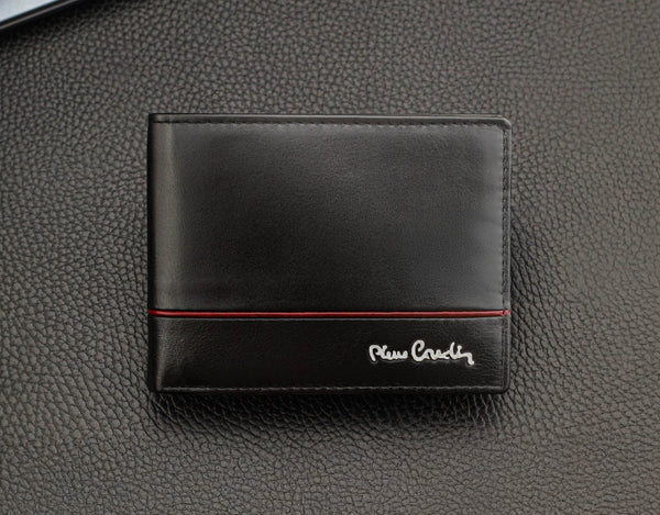 Vīriešu ādas maks Pierre Cardin ar RFID aizsardzību 323506 