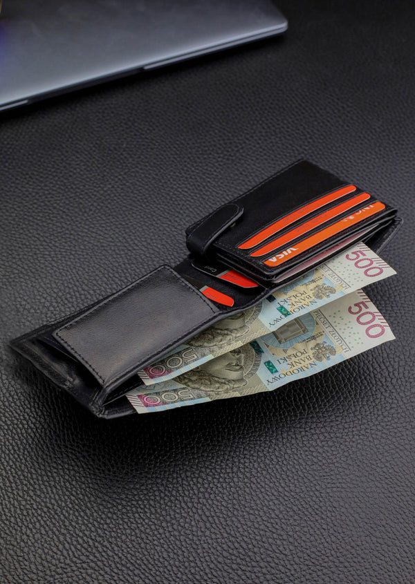 Vīriešu ādas maks Pierre Cardin ar RFID aizsardzību 323506 