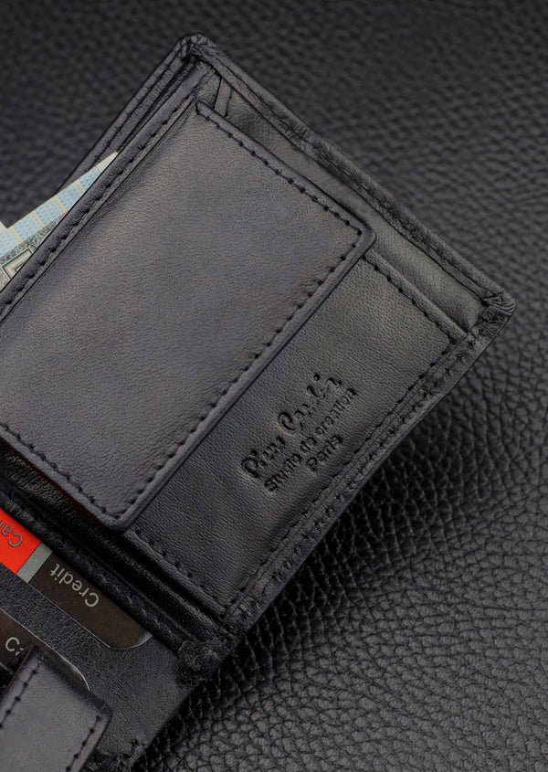 Vīriešu ādas maks Pierre Cardin ar RFID aizsardzību 323506 