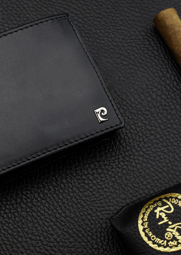Vīriešu maks Pierre Cardin, ar RFID aizsardzību, melns 5288306 