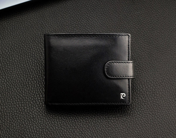 Vīriešu maks Pierre Cardin, ar RFID aizsardzību, melns A5288306 