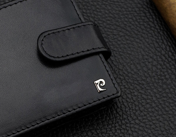 Vīriešu maks Pierre Cardin, ar RFID aizsardzību, melns A5288306 
