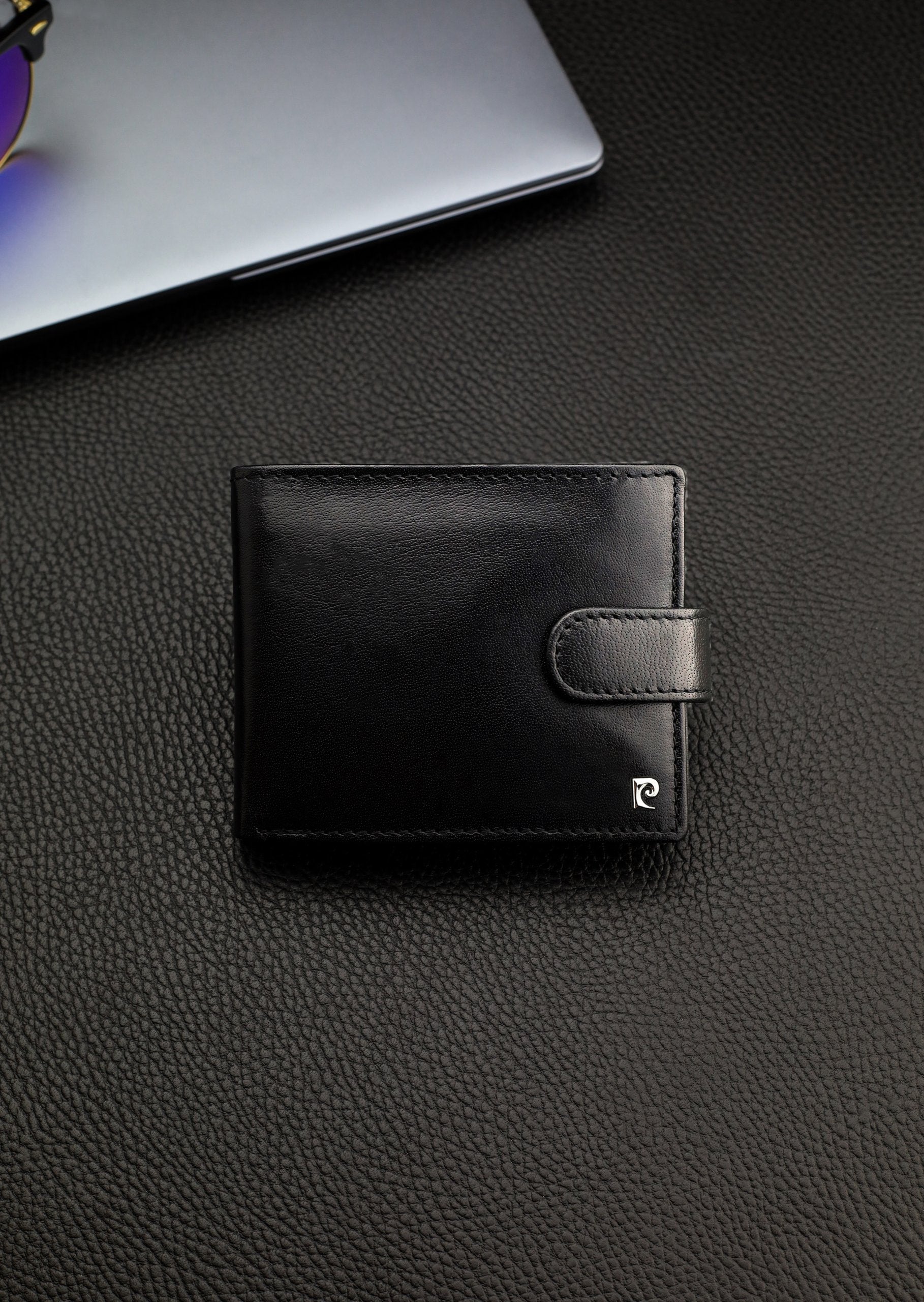 Vīriešu maks Pierre Cardin, ar RFID aizsardzību, melns A5288306 