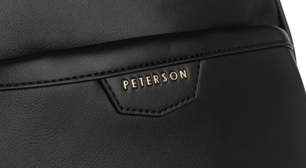 Ietilpīga sieviešu mugursoma no ekoloģiskas ādas „Peterson“ RT65