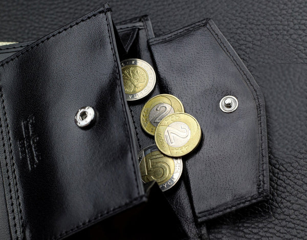 Vīriešu ādas maks Pierre Cardin, melns 623506 