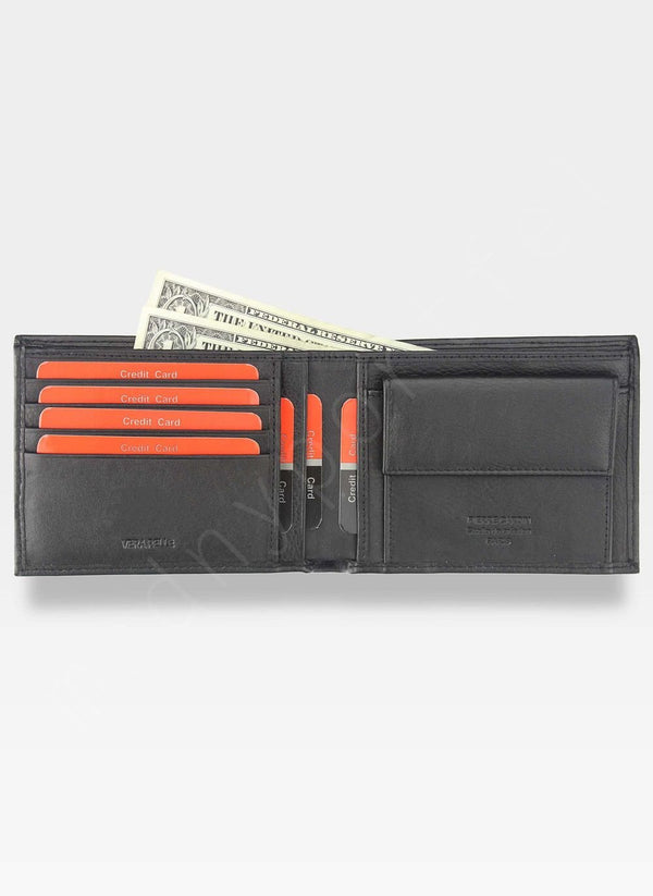 Vīriešu ādas maks Pierre Cardin Tilak34 8805, melns