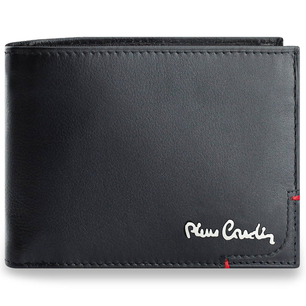 Dāvanu komplekts vīriešiem: Pierre Cardin RFID ādas maks, ādas josta 75T8806BB