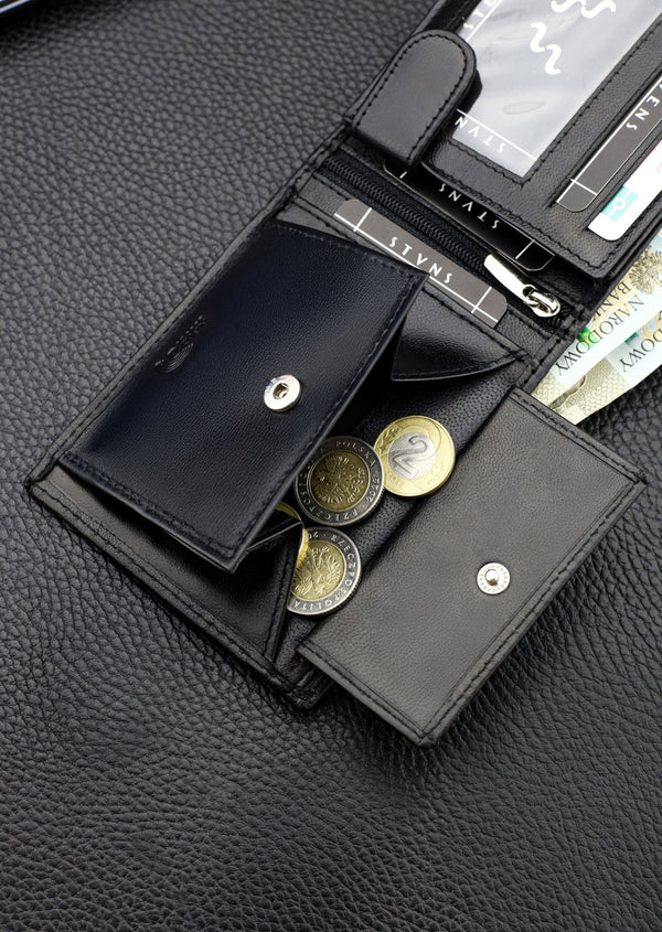 Vīriešu ādas maks Stevens DP04 S703 