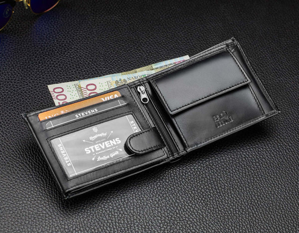 Vīriešu ādas maks Stevens DP04 S703 