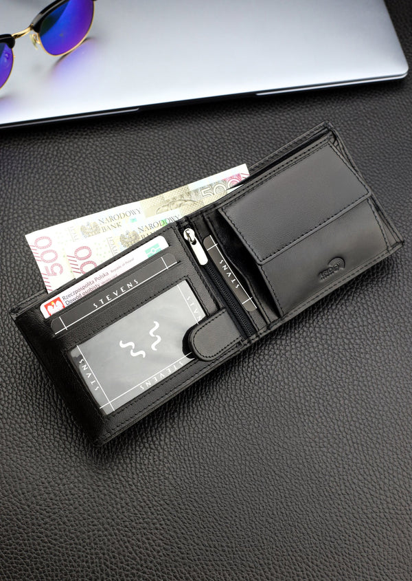 Vīriešu ādas maks Stevens DP04 S703 