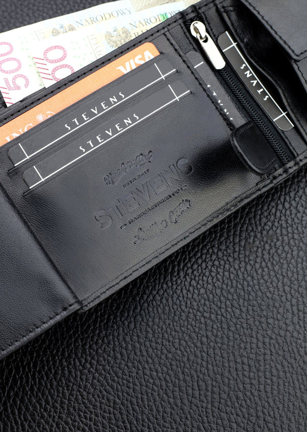 Vīriešu ādas maks Stevens DP04 S703 