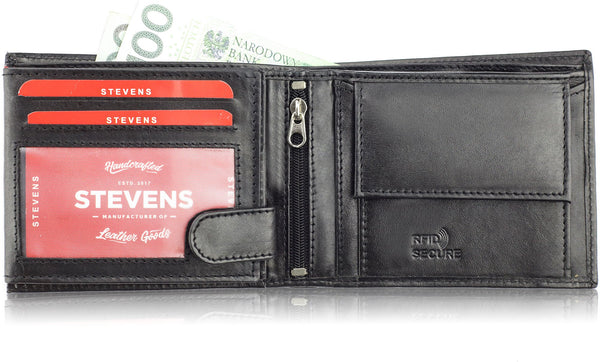 Vīriešu ādas maks Stevens S191