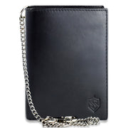 Vīriešu ādas maks STEVENS ar metāla ķēdīti S198 