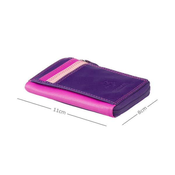 Ādas maks Visconti RB110, violets
