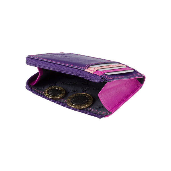 Ādas maks Visconti RB110, violets