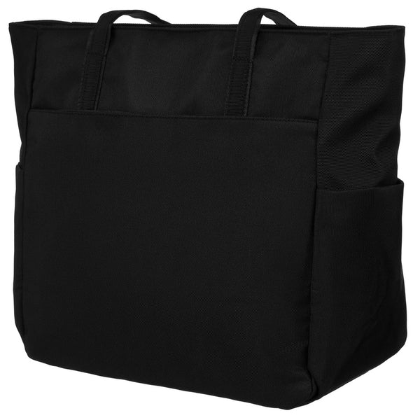 Praktiska sieviešu „Peterson“ iepirkumu soma (shopper) uz pleca, melna, no mākslīgās ādas RP63