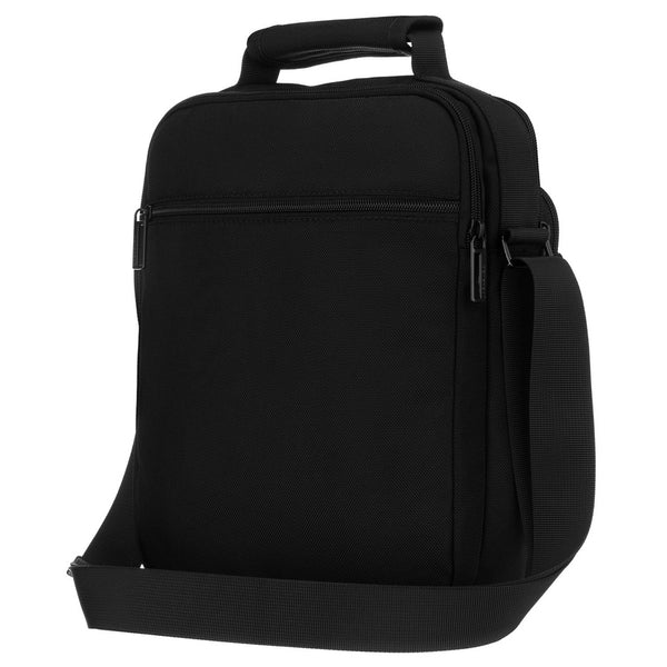 Peterson vīriešu divu nodalījumu melna "Cordura" plecu soma ar rāvējslēdzēju RP18