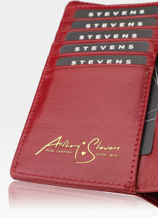 Sieviešu ādas maks STEVENS ar RFID aizsardzību D1875