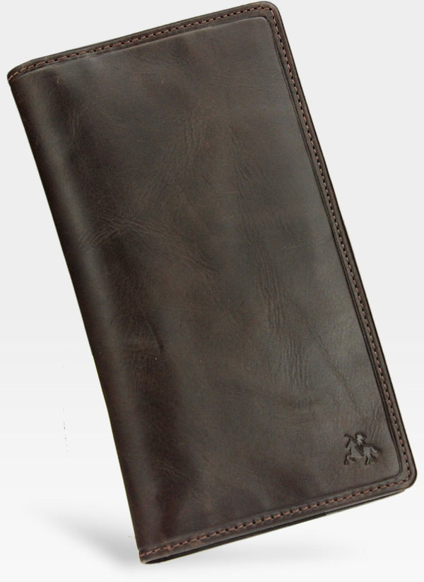 Visconti maka-karšu turētājs no īstas ādas ar RFID aizsardzību, tumši brūns 