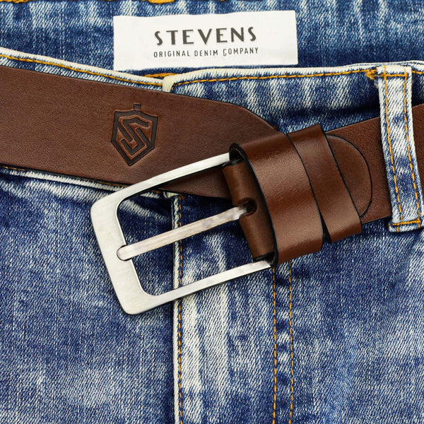 Vīriešu ādas josta STEVENS D47 