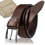 Vīriešu ādas josta STEVENS brūna D43
