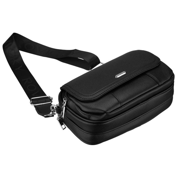 Sieviešu PU soma R-074-02, melna RM30