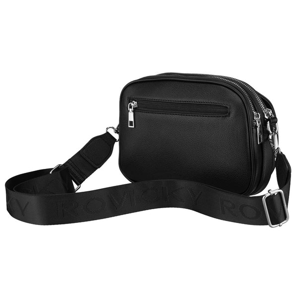 Sieviešu PU soma R-074-02, melna RM30