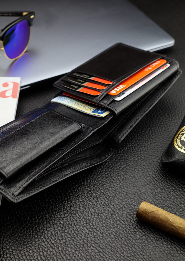 Dāvanu komplekts vīriešiem: Pierre Cardin RFID ādas maks un Stevens josta A6088206 