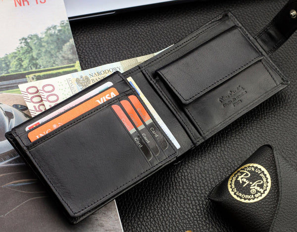 Dāvanu komplekts vīriešiem: Pierre Cardin RFID ādas maks un Stevens josta 6088206 