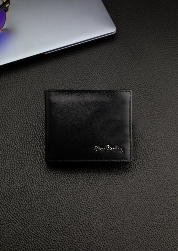 Dāvanu komplekts vīriešiem: Pierre Cardin RFID ādas maks un Stevens josta 5288206 