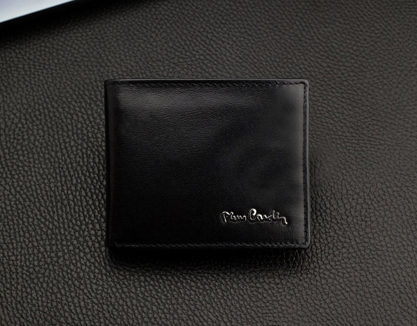 Dāvanu komplekts vīriešiem: Pierre Cardin RFID ādas maks un Stevens josta 5288206 
