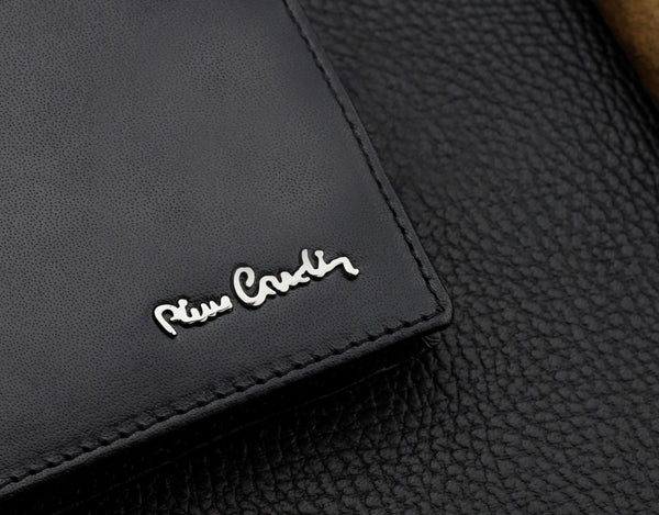 Dāvanu komplekts vīriešiem: Pierre Cardin RFID ādas maks un Stevens josta 5288206 