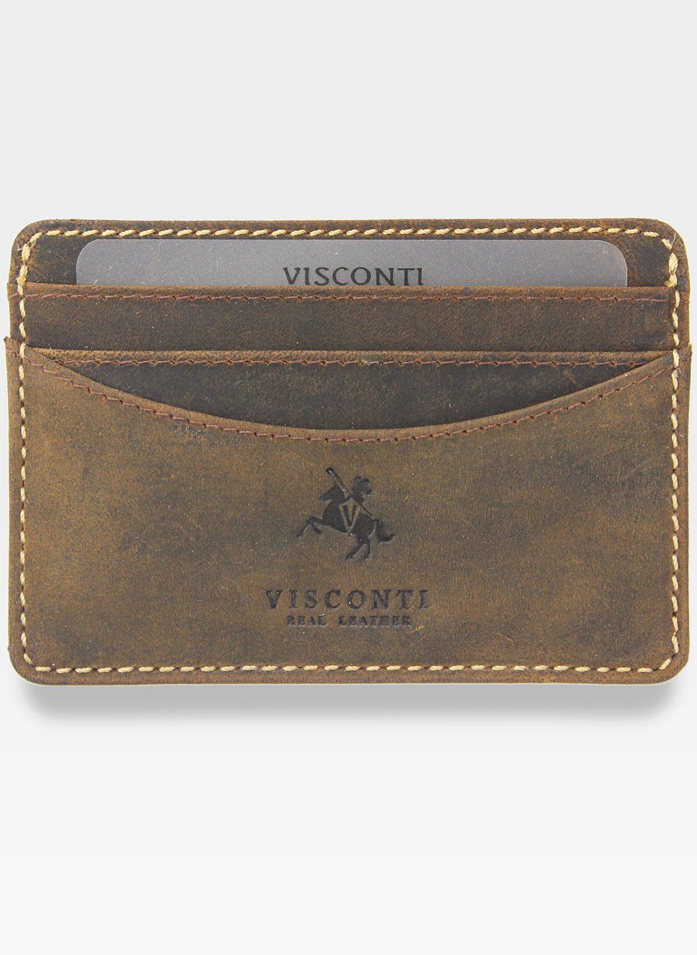 Īstas ādas vīriešu karšu maciņš Visconti S1034