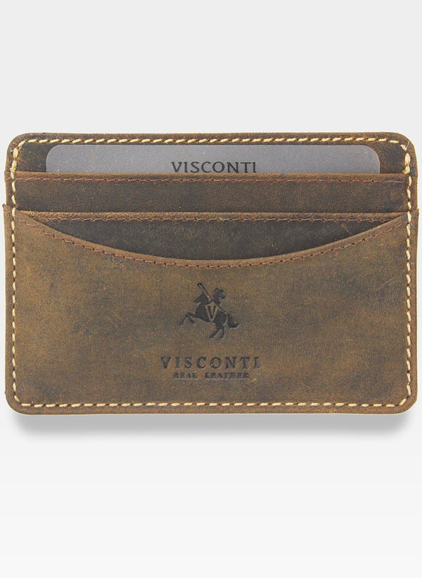 Īstas ādas vīriešu karšu maciņš Visconti S1034