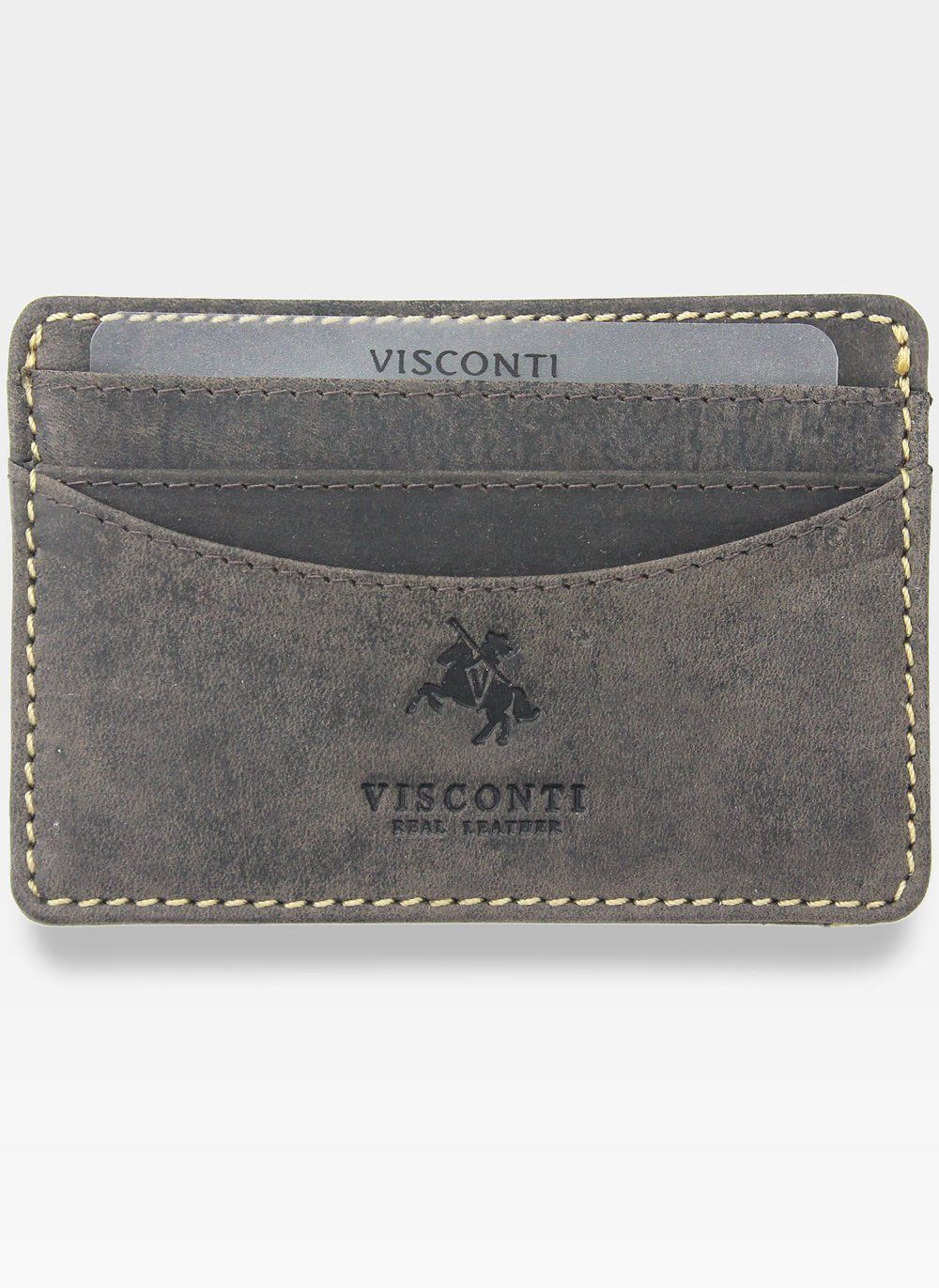 Īstas ādas vīriešu karšu maciņš Visconti S709