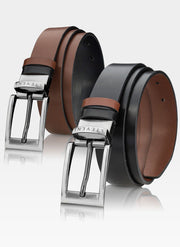 Vīriešu ādas divpusēja josta Stevens CLC2 D21