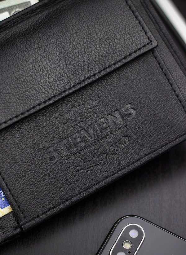 Vīriešu plāna ādas maks Stevens S26