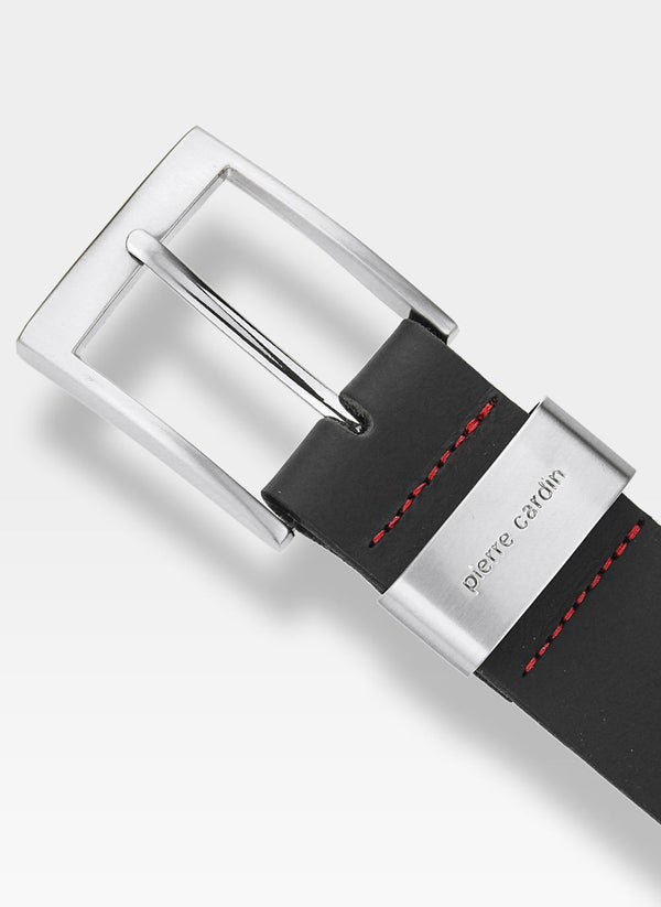 Vīriešu ādas josta Pierre Cardin 70007, melna D53 