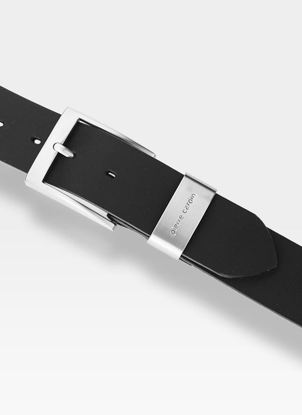 Vīriešu ādas josta Pierre Cardin 70007, melna D53 